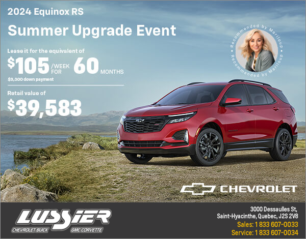 Get the 2024 Chevrolet Equinox