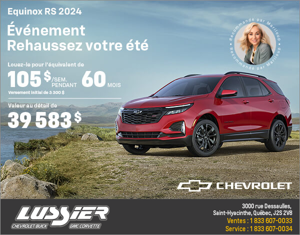 Procurez-vous le Chevrolet Equinox 2024