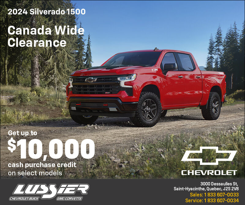 Get the 2024 Chevrolet Silverado 1500