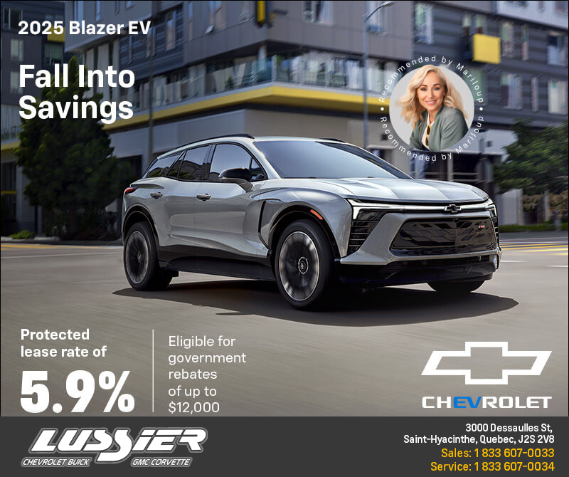 Get the 2025 Chevrolet Blazer EV