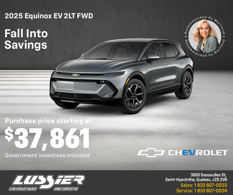 Get the 2025 Chevrolet Equinox EV