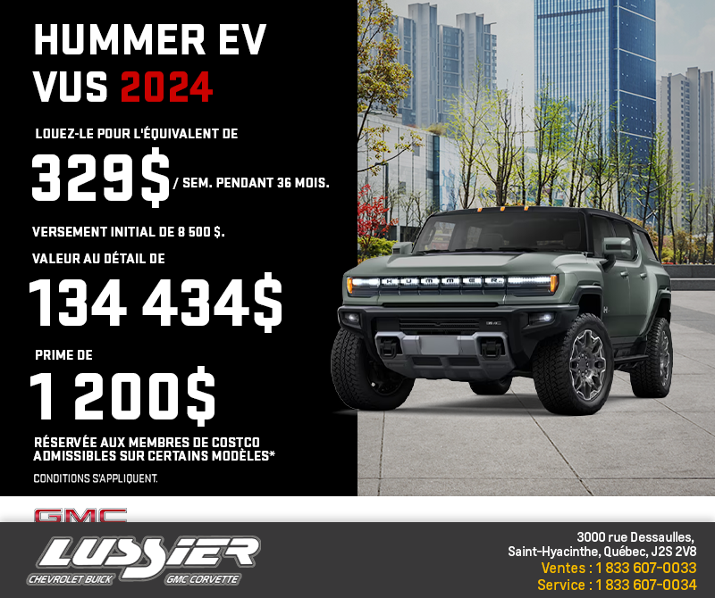 Le GMC Hummer EV 2024