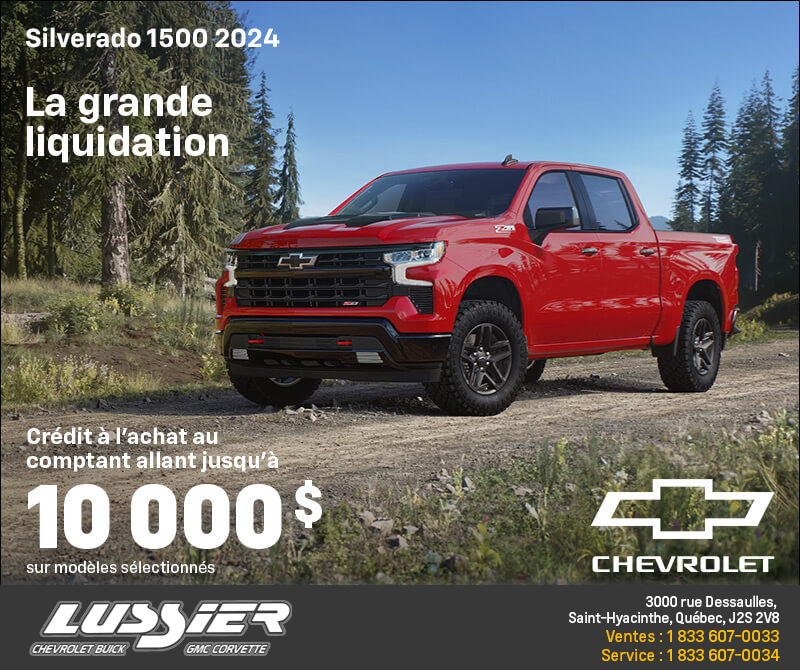 Procurez-vous le Chevrolet Silverado 1500 2024