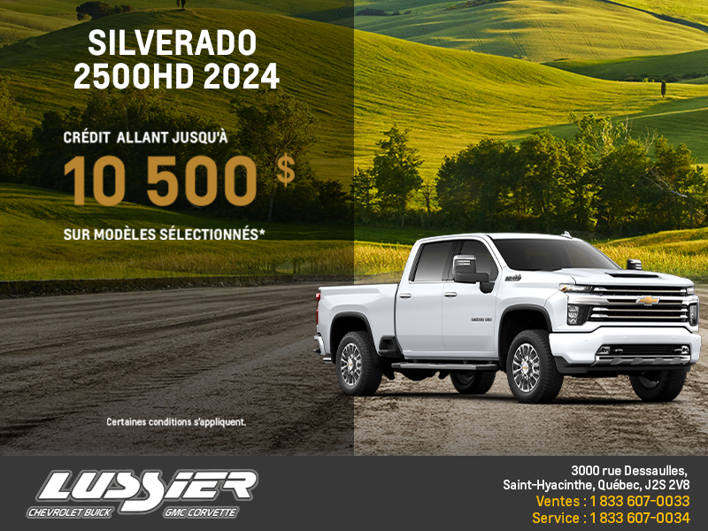 Procurez-vous le Chevrolet Silverado 2500HD 2024