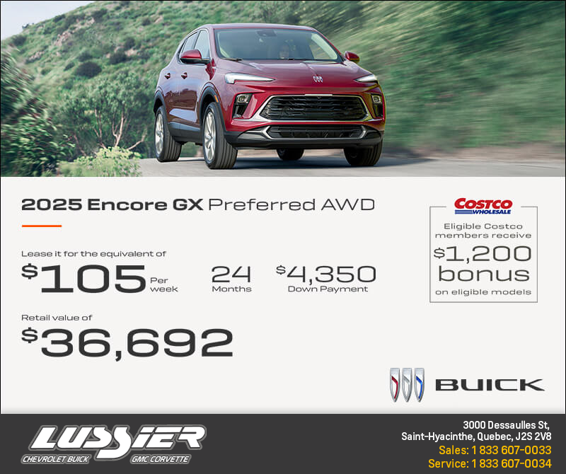 Get the 2025 Buick Encore GX