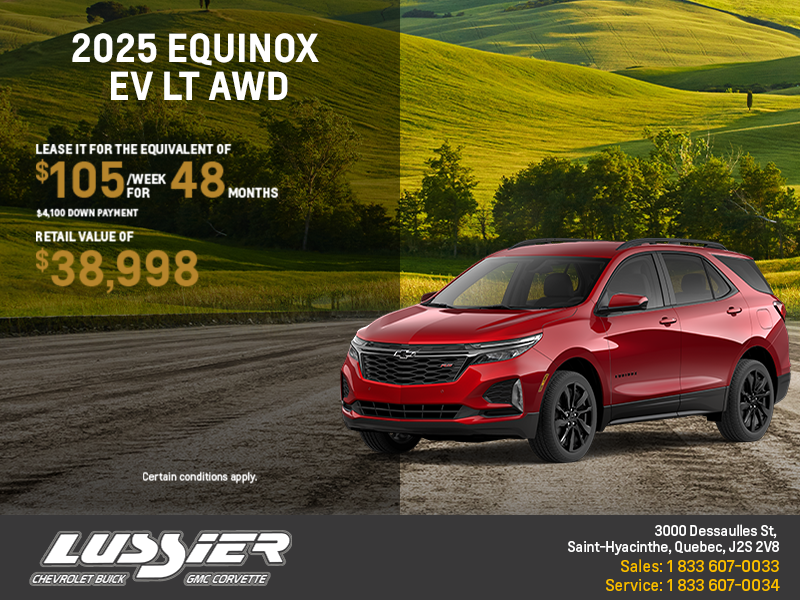 Get the 2025 Chevrolet Equinox LT AWD