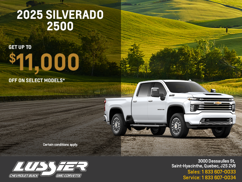 Get the 2025 Chevrolet Silverado 2500