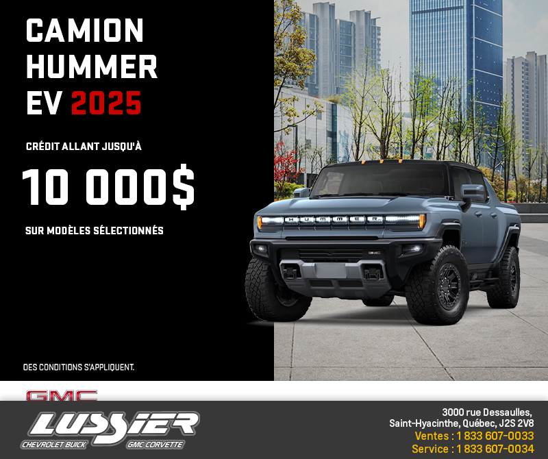 Le GMC Camion Hummer EV 2025