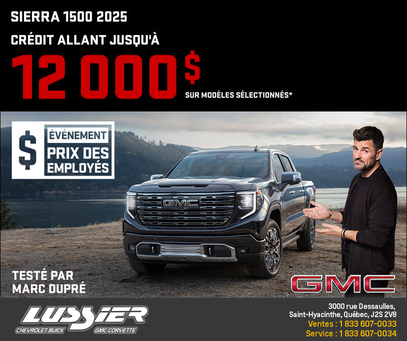 Le GMC Sierra 1500 2025