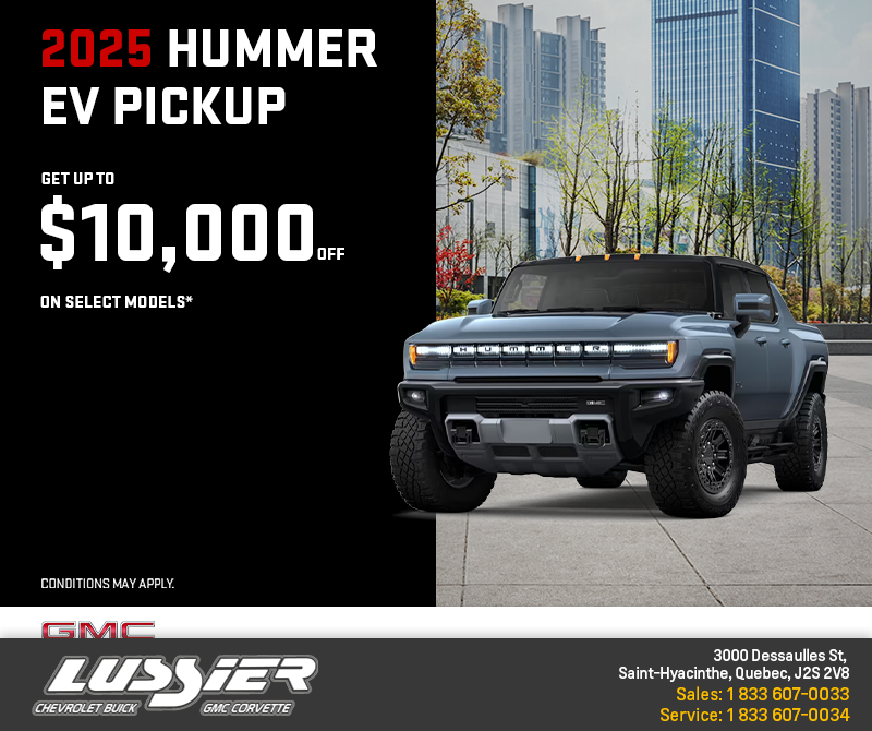 The 2025 GMC Hummer EV Pickup