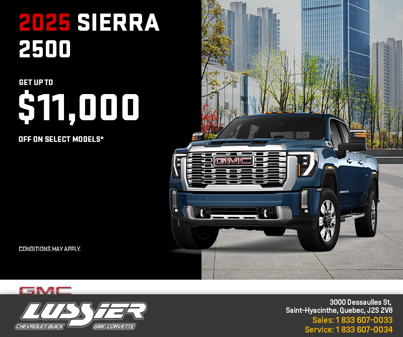 The 2025 GMC Sierra 2500