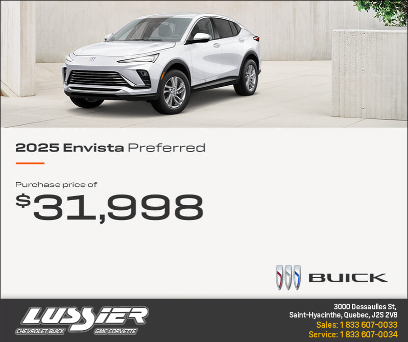 Get the 2025 Buick Envista