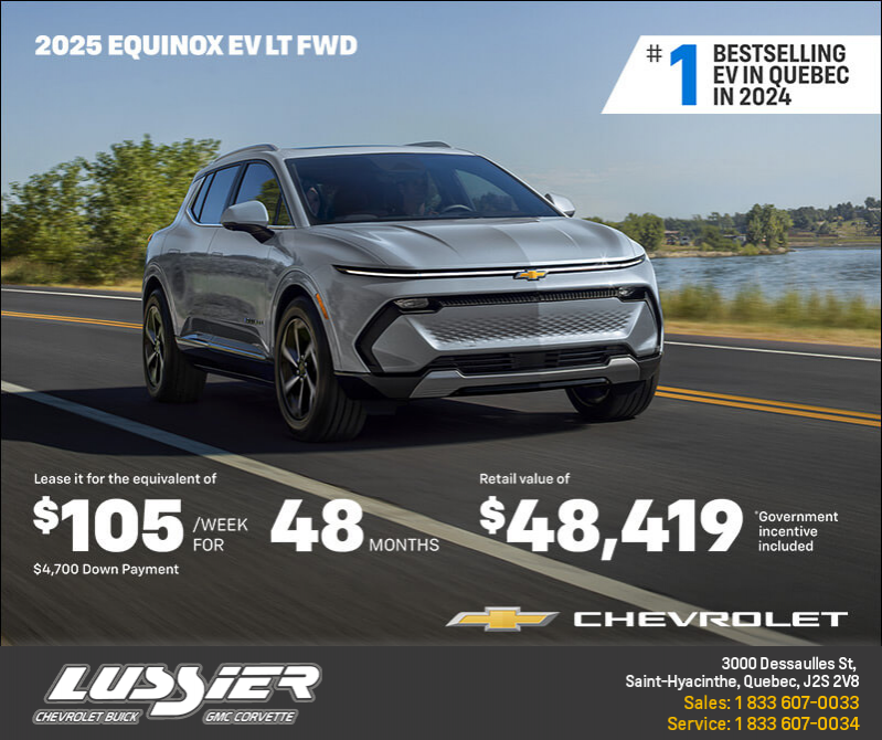 Get the 2025 Chevrolet Equinox EV