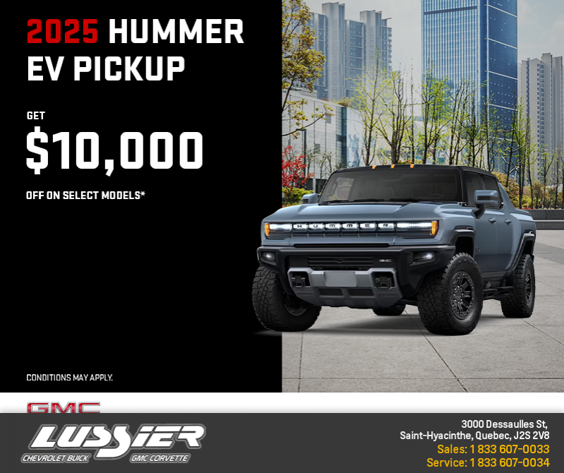 The 2025 GMC Hummer EV Pickup