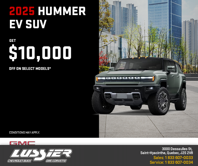The 2025 GMC Hummer EV SUV
