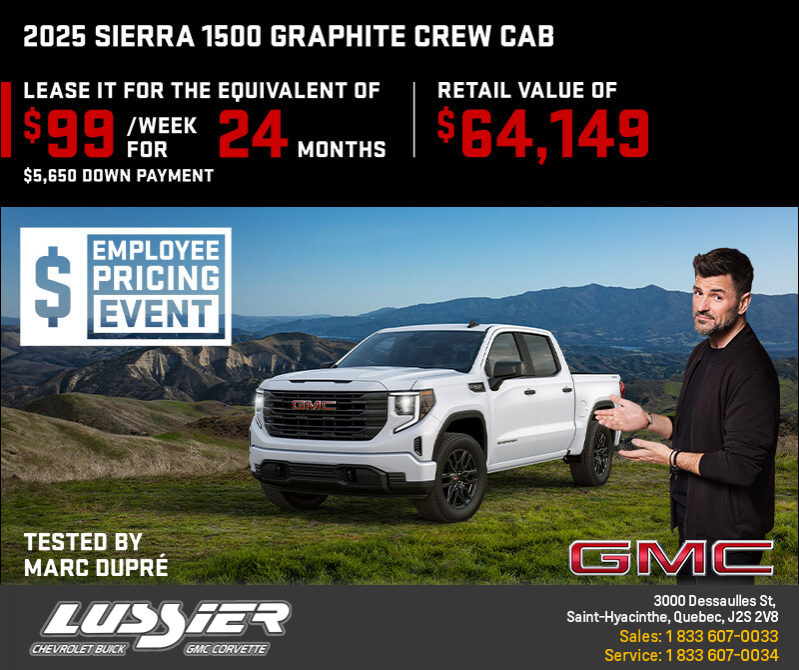 The 2025 GMC Sierra 1500 Graphite Crew Cab