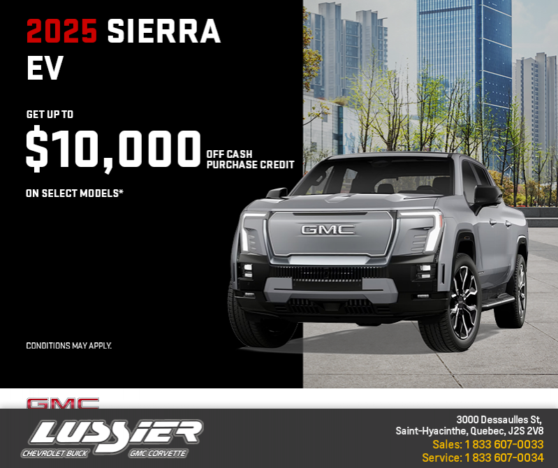 The 2025 GMC Sierra EV