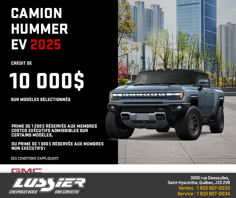 Le GMC Camion Hummer EV 2025