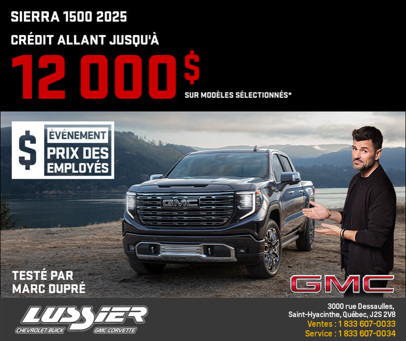 Le GMC Sierra 1500 2025