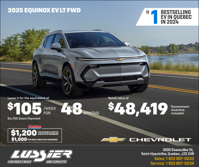 Get the 2025 Chevrolet Equinox EV