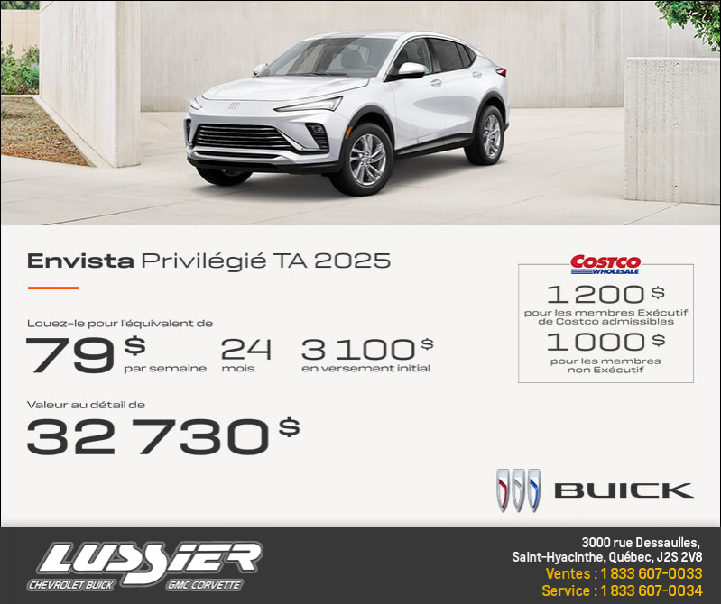 Procurez-vous la Buick Envista 2025