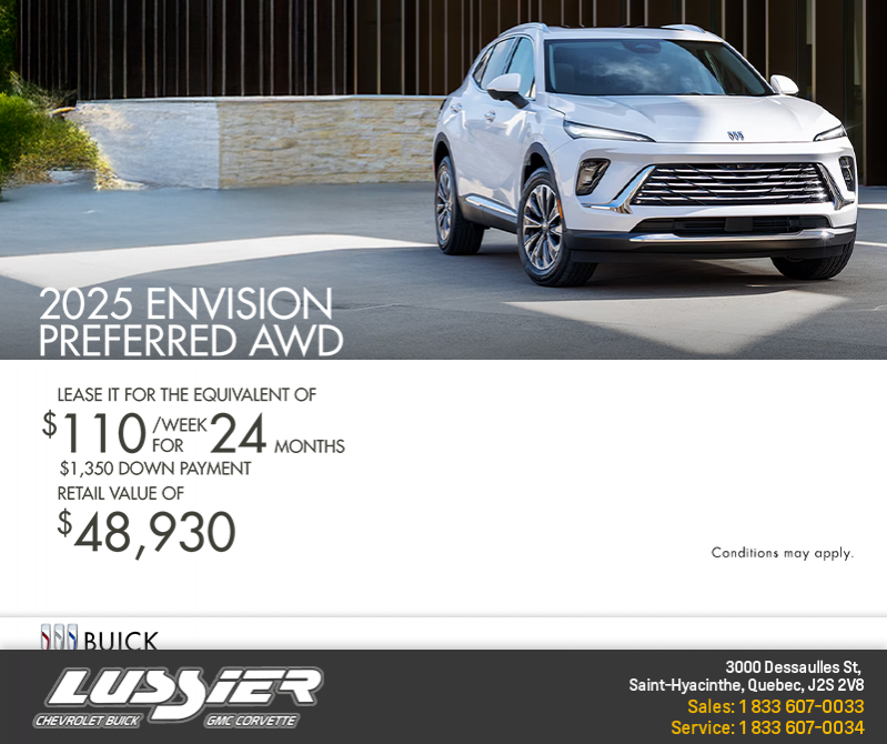 Get the 2025 Buick Envision Preferred AWD