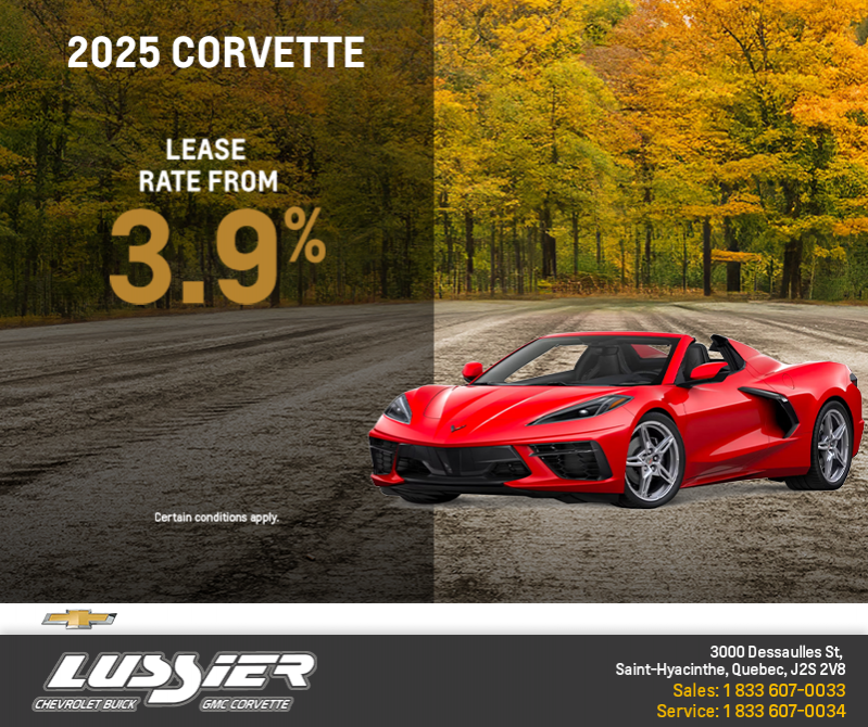 Get the 2025 Chevrolet Corvette