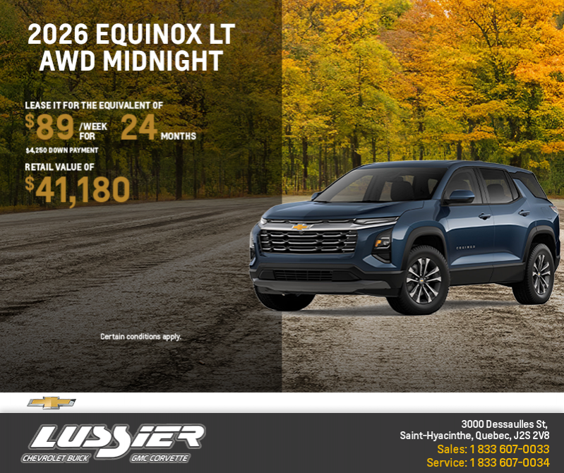 Get the 2026 Chevrolet Equinox LT AWD