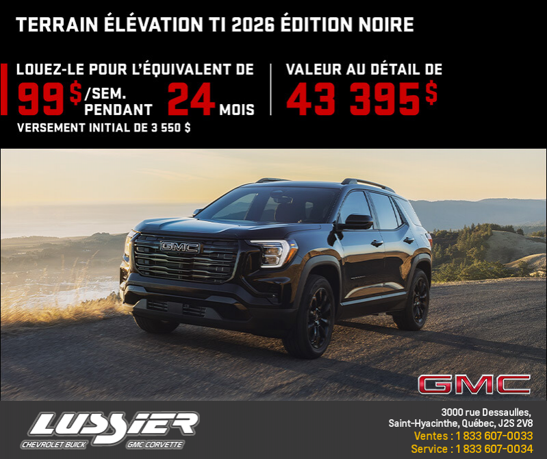 Le GMC Terrain 2026
