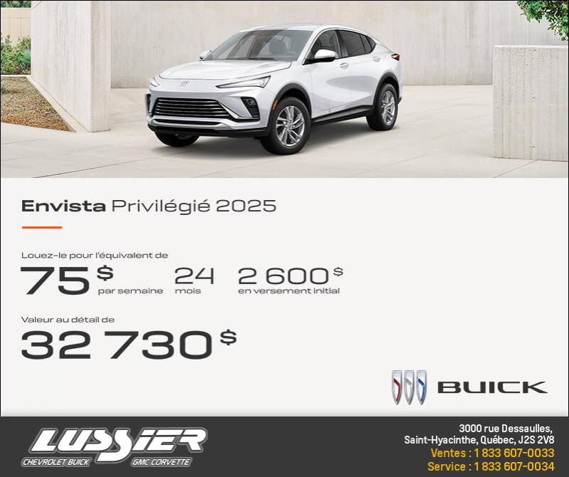Procurez-vous la Buick Envista 2025