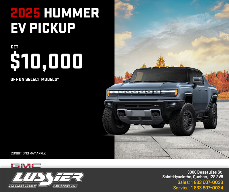 The 2025 GMC Hummer EV SUV