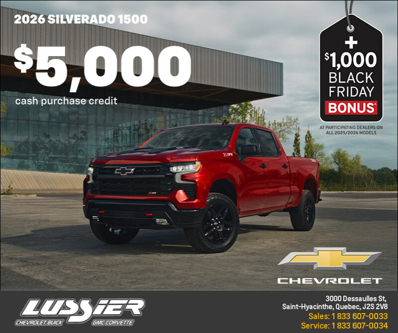 Get the 2026 Chevrolet Silverado 1500
