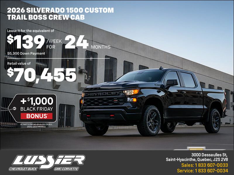 Get the 2026 Chevrolet Silverado 1500
