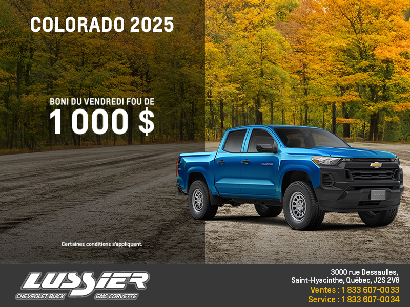 Le Chevrolet Colorado 2025