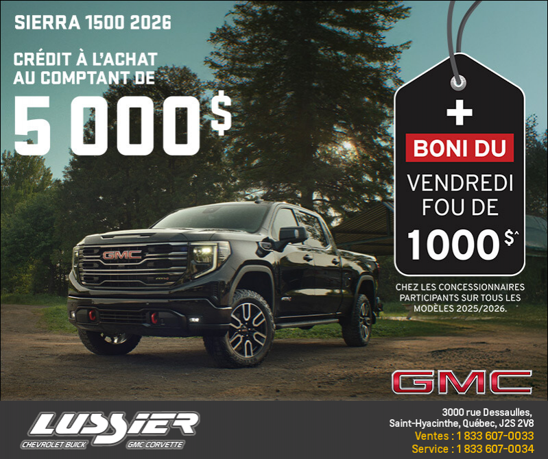 Le GMC Sierra 1500 2026