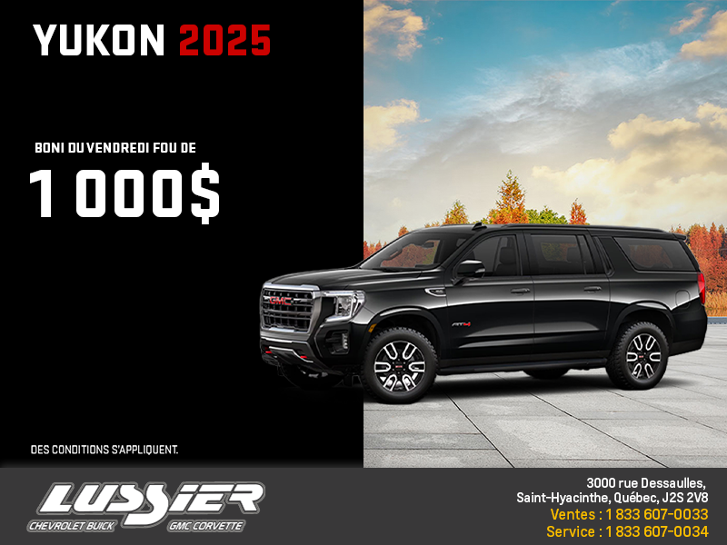 Le GMC Yukon 2025