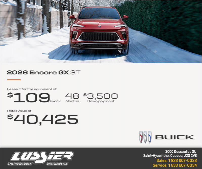 Get the 2026 Buick Encore GX