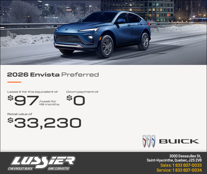 Get the 2026 Buick Envista