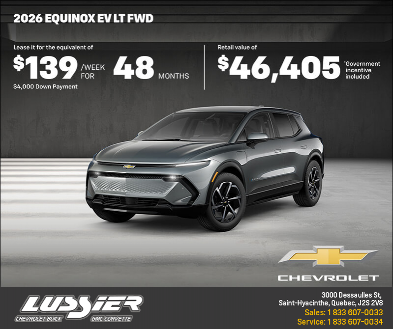 Get the 2026 Chevrolet Equinox EV