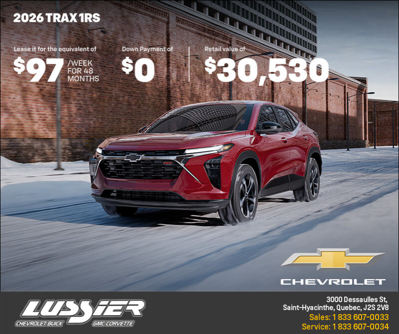 Get the 2026 Chevrolet Trax