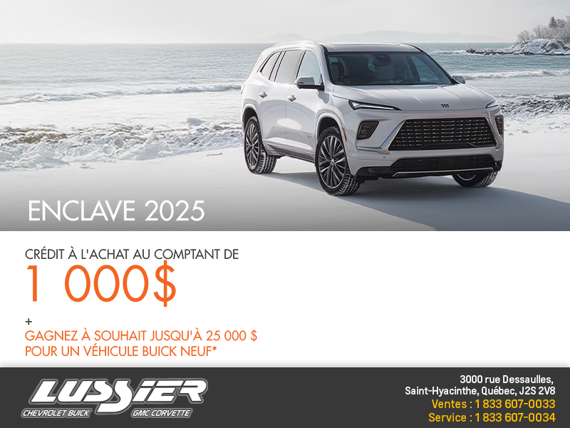 Procurez-vous le Buick Enclave 2025