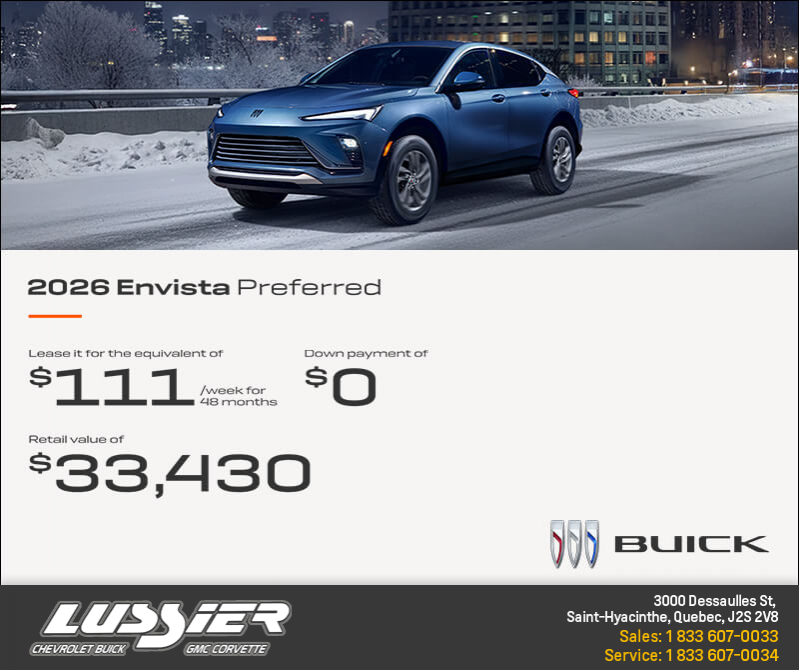 Get the 2026 Buick Envista