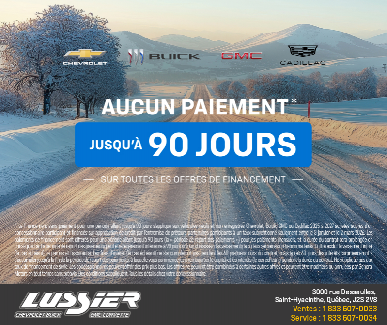 L'événement du mois Chevrolet