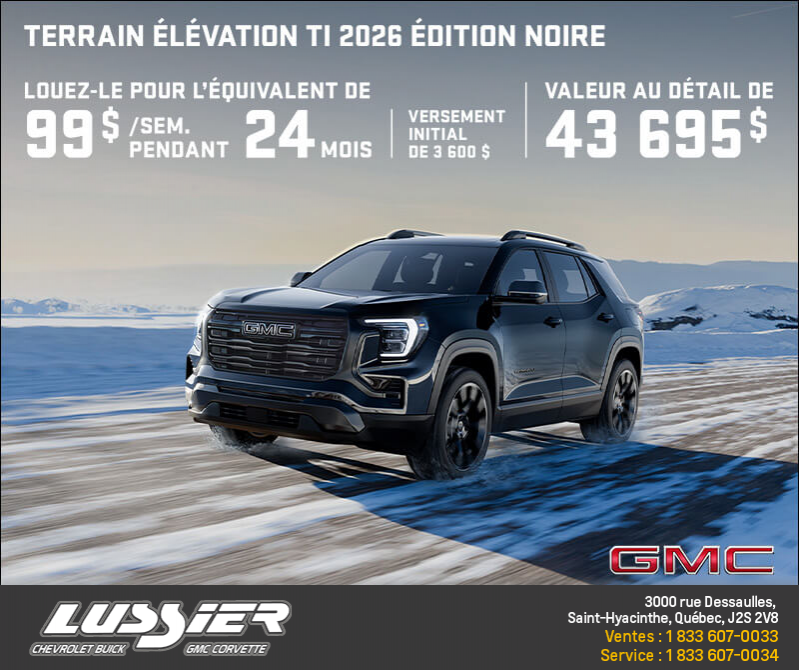 Le GMC Terrain 2026