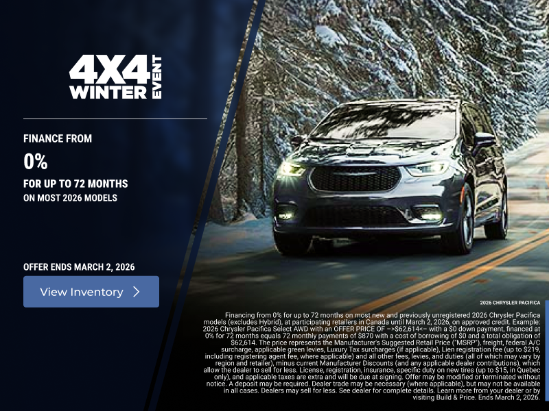 Chrysler's Monthly Event