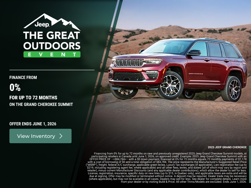 Get the 2025 Jeep Grand Cherokee !