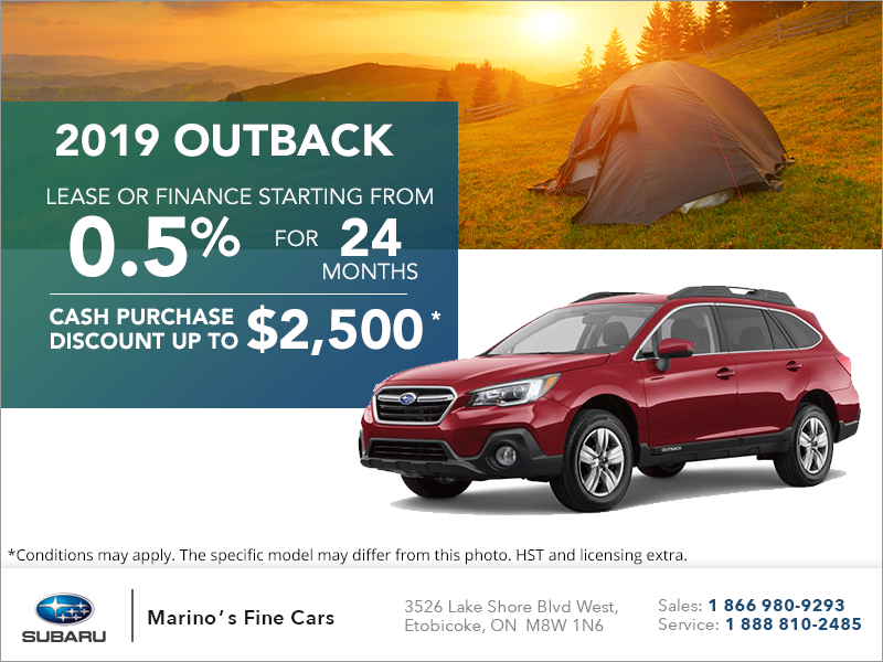 Get the 2019 Subaru Outback Today!