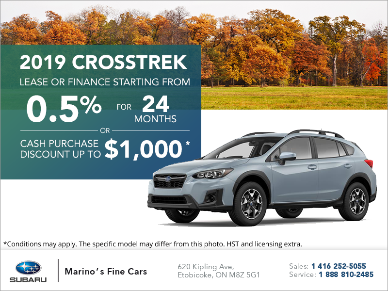 Get the 2019 Subaru Crosstrek Today!