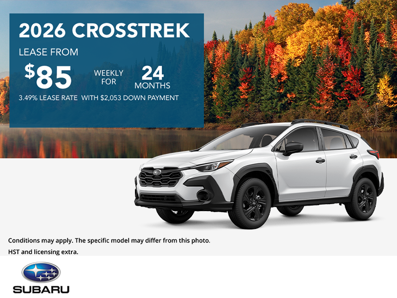 Get the 2026 Subaru Crosstrek Today!