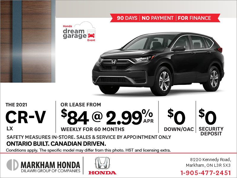 Get the 2021 Honda CR-V!